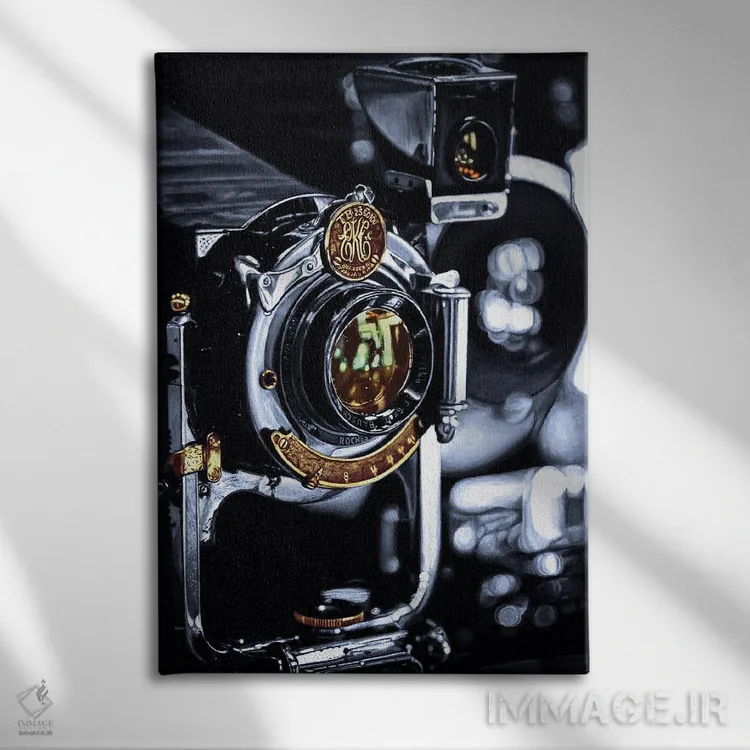 تابلو زوم II (بزرگنمایی) اثر جی.بلو استودیو (استودیو هنری) - نمای روبهرو روی دیوار