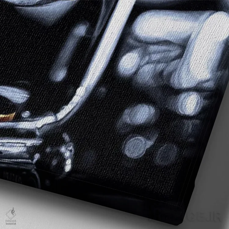 تابلو زوم II (بزرگنمایی) اثر جی.بلو استودیو (استودیو هنری) - نمای نزدیک بافت بوم