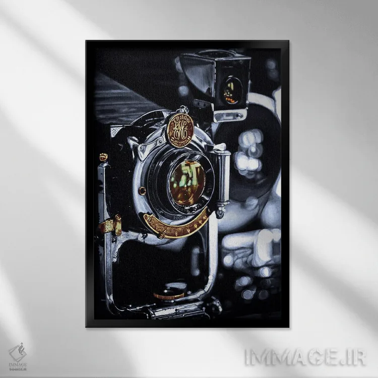 تابلو زوم II (بزرگنمایی) اثر جی.بلو استودیو (استودیو هنری) - نمای قابدار مشکی