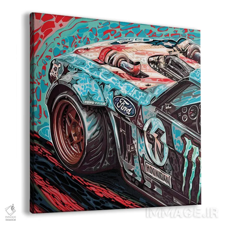 تابلو ماشین دریفت هونیکورن V اثر جی.بلو استودیو (استودیو هنری) - نمای پرسپکتیو محصول