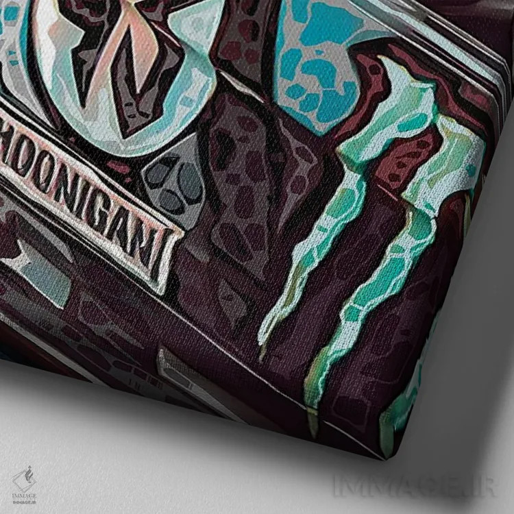 تابلو ماشین دریفت هونیکورن V اثر جی.بلو استودیو (استودیو هنری) - نمای نزدیک بافت بوم