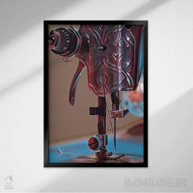 تابلو ماشین XVI اثر جی.بلو استودیو (استودیو هنری) - نمای قابدار مشکی