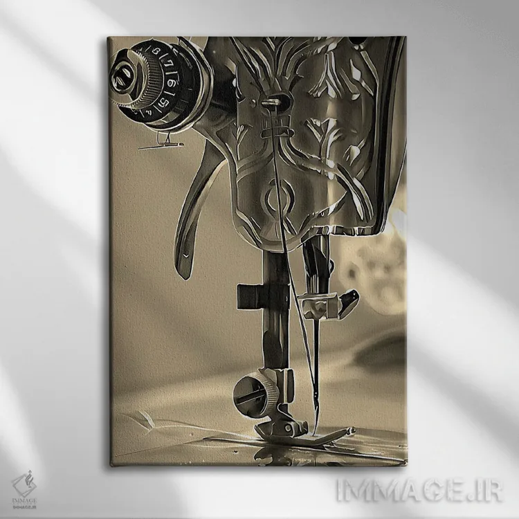 تابلو ماشین XVI اثر جی.بلو استودیو (استودیو هنری) - نمای روبهرو روی دیوار