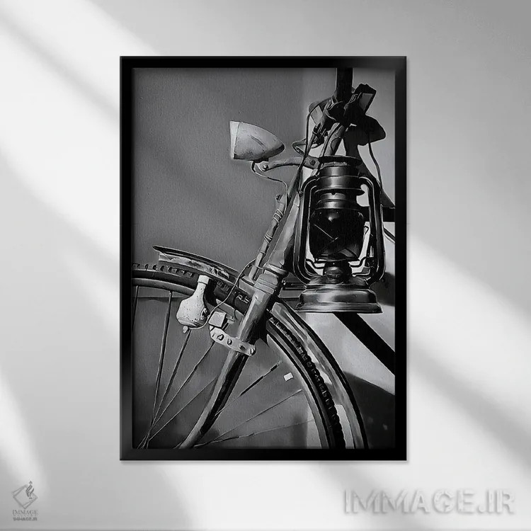 تابلو نور گذشته II اثر جی.بلو استودیو (استودیو هنری) - نمای قابدار مشکی