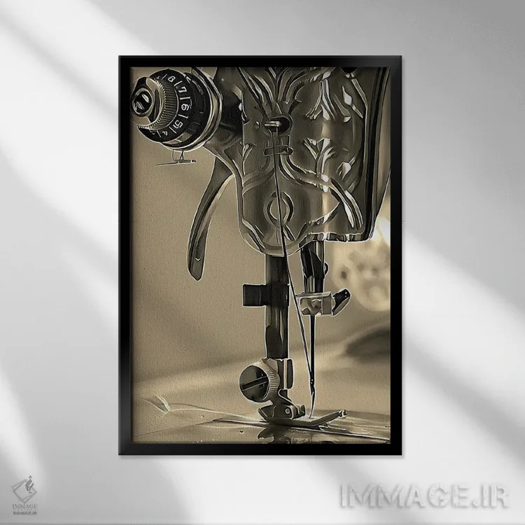 تابلو ماشین XVI اثر جی.بلو استودیو (استودیو هنری) - نمای قابدار مشکی