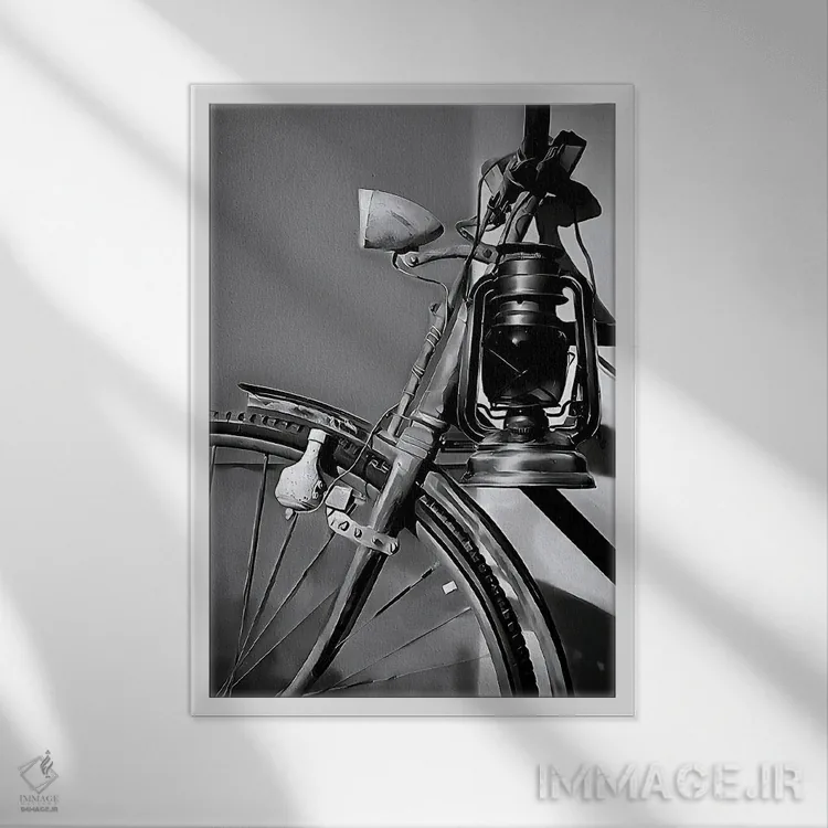 تابلو نور گذشته II اثر جی.بلو استودیو (استودیو هنری) - نمای قابدار سفید