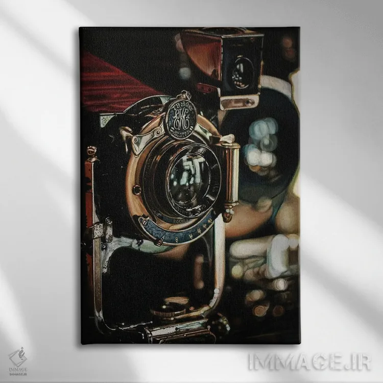 تابلو زوم اثر جی.بلو استودیو (استودیو هنری) - نمای روبهرو روی دیوار