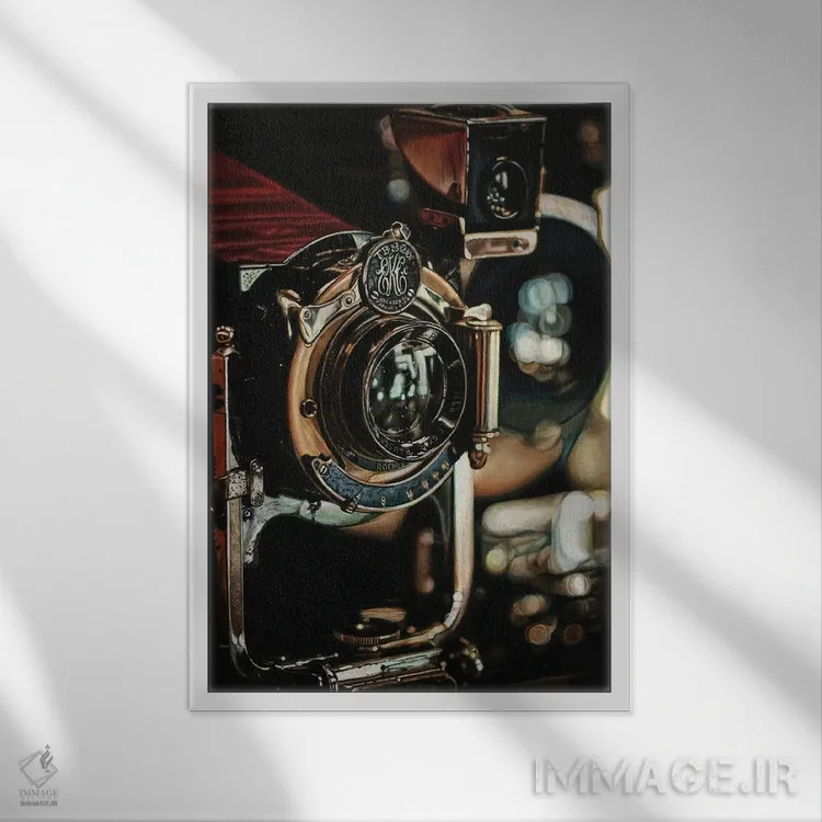 تابلو زوم اثر جی.بلو استودیو (استودیو هنری) - نمای قابدار سفید