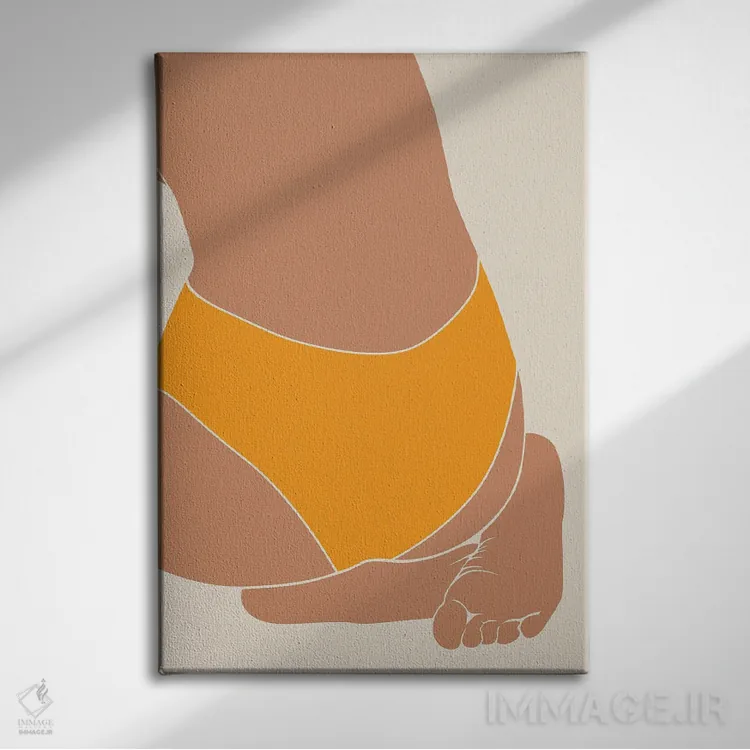 تابلو تابستان بوهمی (بوهو) اثر بلک پرینتس - نمای روبهرو روی دیوار