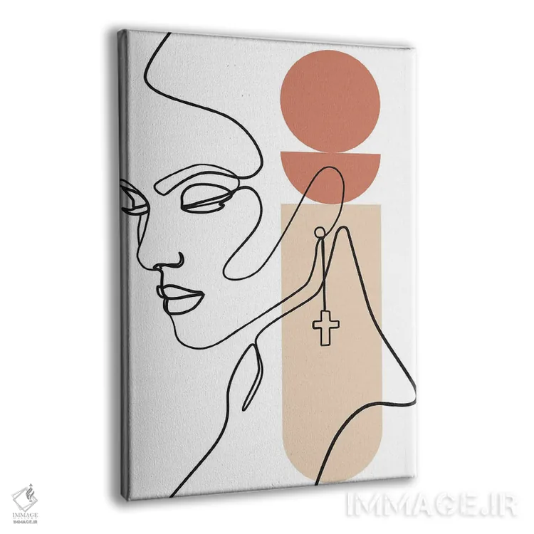 تابلو اشکال و خطوط اثر بلک پرینتس - نمای پرسپکتیو محصول