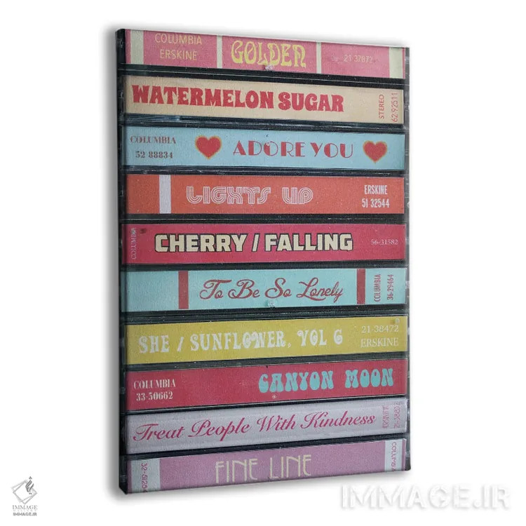 تابلو هری استایلز اثر جردن بولتون - نمای پرسپکتیو محصول