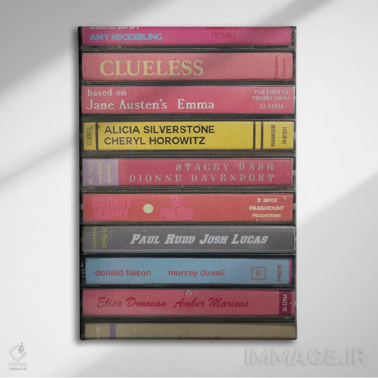 تابلو بیخیال (به سبک کاست) اثر جردن بولتون - نمای روبهرو روی دیوار