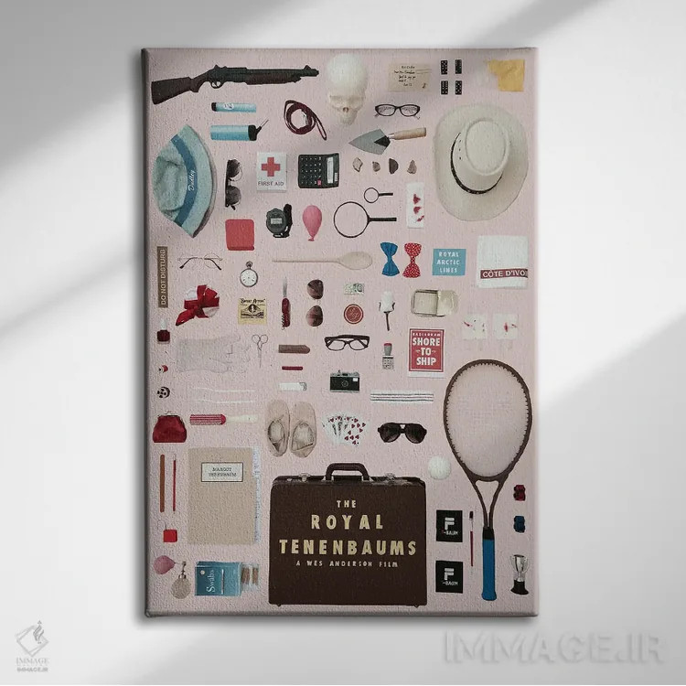 تابلو پوستر اشیای خانواده تننبام سلطنتی اثر جردن بولتون - نمای روبهرو روی دیوار