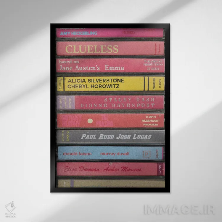 تابلو بیخیال (به سبک کاست) اثر جردن بولتون - نمای قابدار مشکی