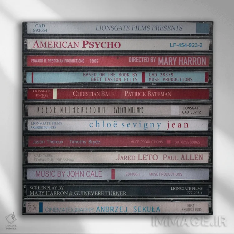 تابلو روانی آمریکایی (به سبک سیدی) اثر جردن بولتون - نمای روبهرو روی دیوار