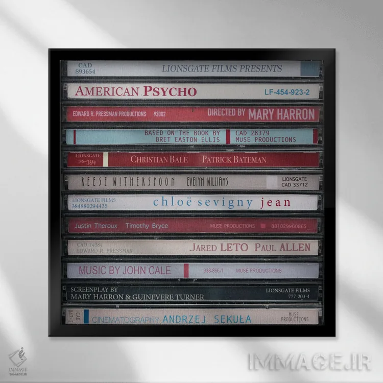 تابلو روانی آمریکایی (به سبک سیدی) اثر جردن بولتون - نمای قابدار مشکی