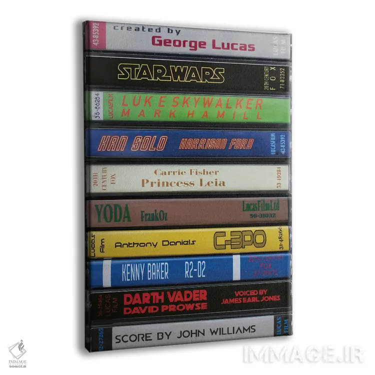 تابلو جنگ ستارگان (کاست ۱ و ۲) اثر جردن بولتون - نمای پرسپکتیو محصول