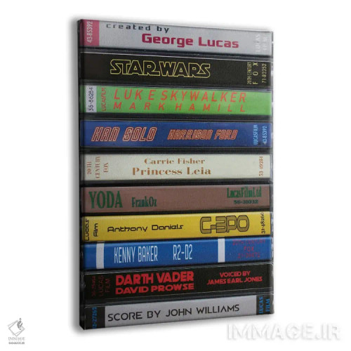 تابلو جنگ ستارگان (کاست ۱ و ۲) اثر جردن بولتون - نمای پرسپکتیو محصول