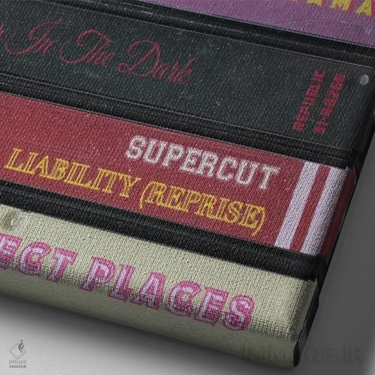 تابلو لورد اثر جردن بولتون - نمای نزدیک بافت بوم