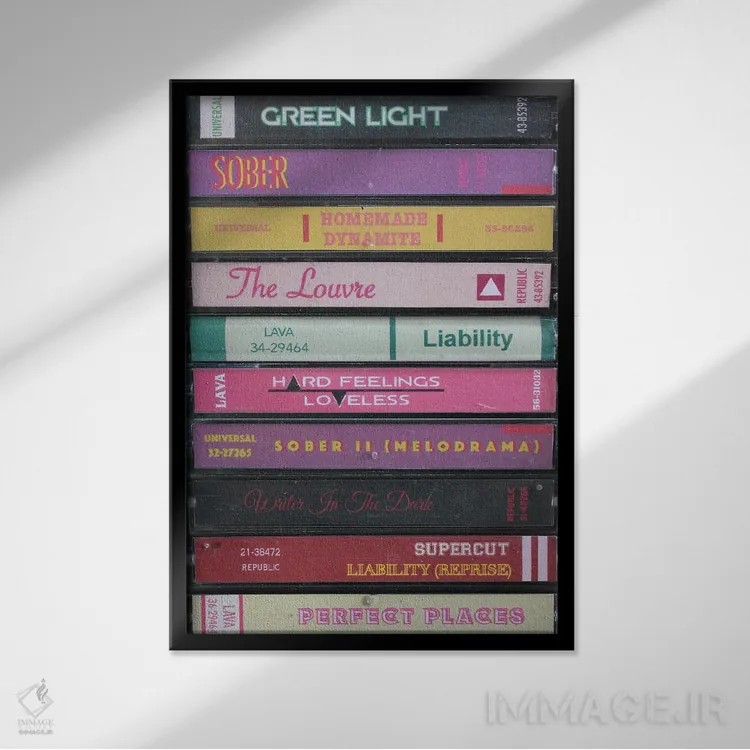 تابلو لورد اثر جردن بولتون - نمای قابدار مشکی