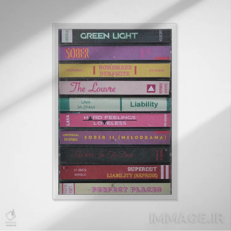 تابلو لورد اثر جردن بولتون - نمای قابدار سفید