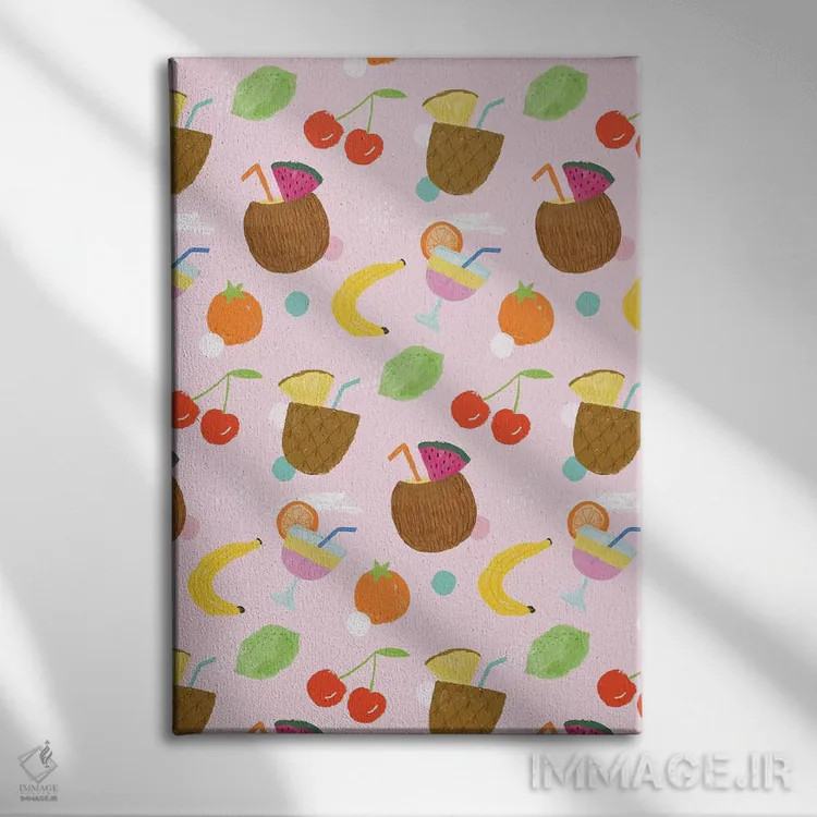 تابلو عشق تابستانی روزمره ۱ اثر لیزا بارلو - نمای روبهرو روی دیوار