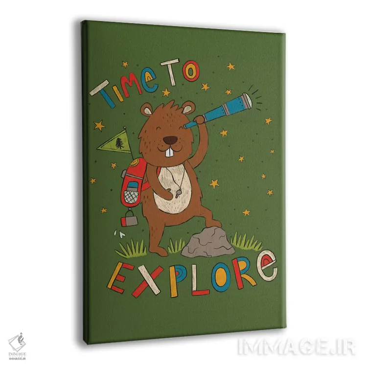 تابلو ماجراجویی بزرگ روزمره ۱ اثر لیزا بارلو - نمای پرسپکتیو محصول