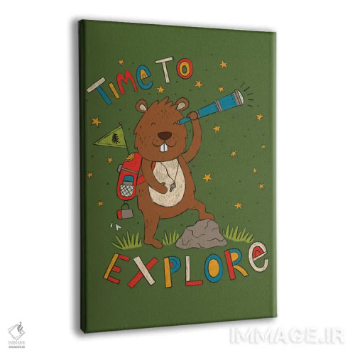 تابلو ماجراجویی بزرگ روزمره ۱ اثر لیزا بارلو - نمای پرسپکتیو محصول