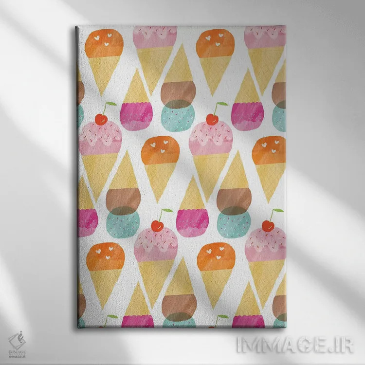 تابلو عشق تابستانی روزمره ۲ اثر لیزا بارلو - نمای روبهرو روی دیوار