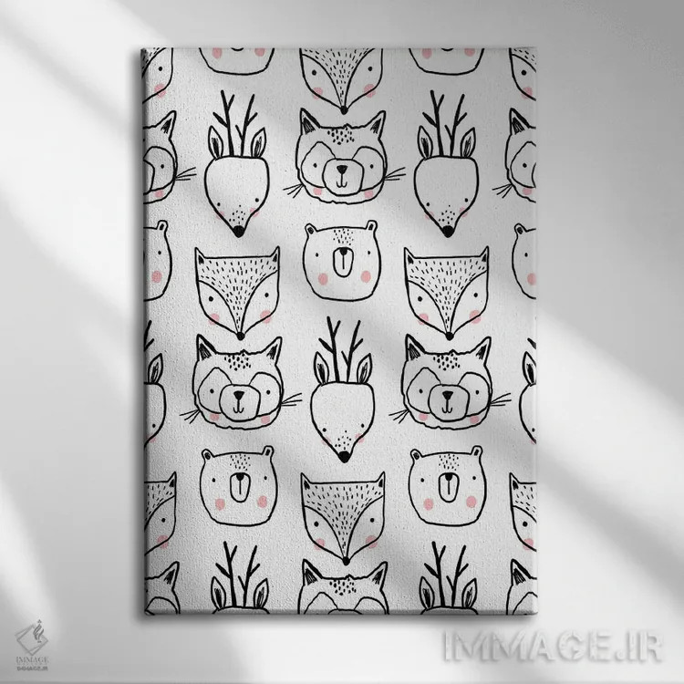 تابلو موجودات جوهری روزمره ۵ اثر لیزا بارلو - نمای روبهرو روی دیوار