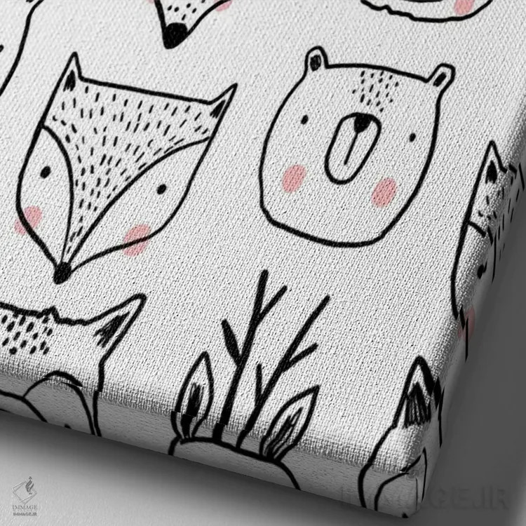 تابلو موجودات جوهری روزمره ۵ اثر لیزا بارلو - نمای نزدیک بافت بوم