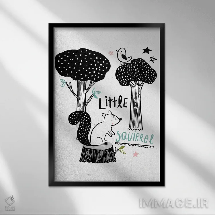 تابلو موجودات جوهری روزمره ۴ اثر لیزا بارلو - نمای قابدار مشکی