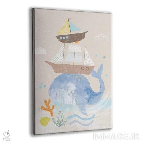 تابلو زیر دریا روزمره ۱ اثر لیزا بارلو - نمای پرسپکتیو محصول