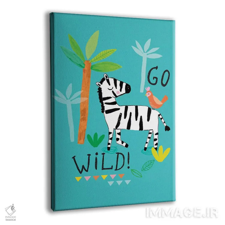 تابلو کاملاً گرمسیری روزمره ۳ اثر لیزا بارلو - نمای پرسپکتیو محصول