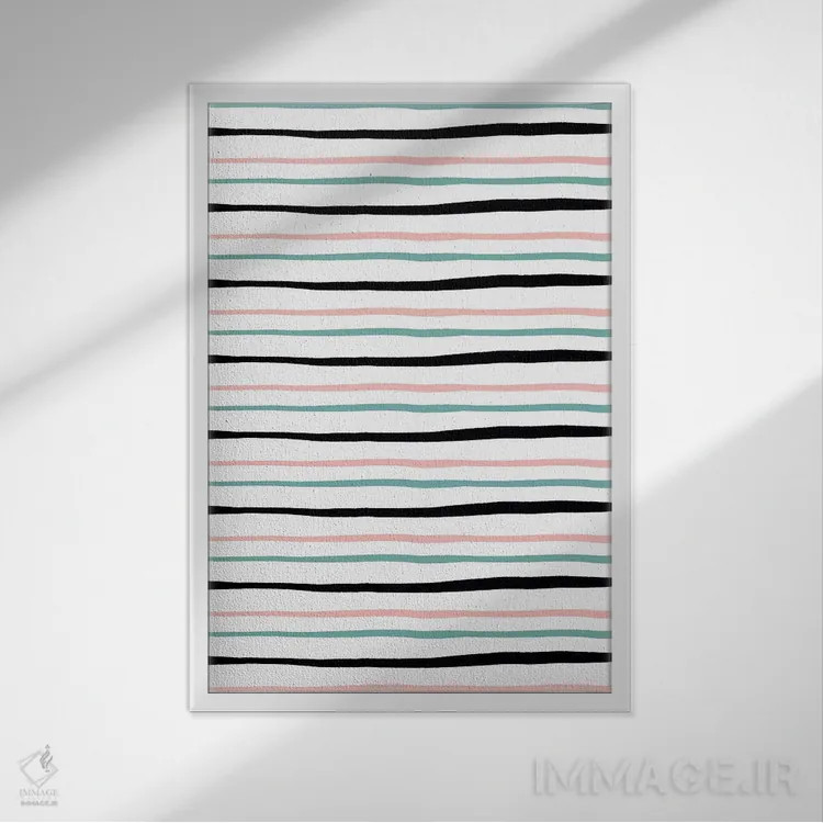 تابلو موجودات جوهری روزمره ۷ اثر لیزا بارلو - نمای قابدار سفید