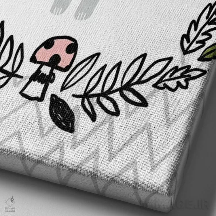 تابلو موجودات جوهری روزمره ۶ اثر لیزا بارلو - نمای نزدیک بافت بوم