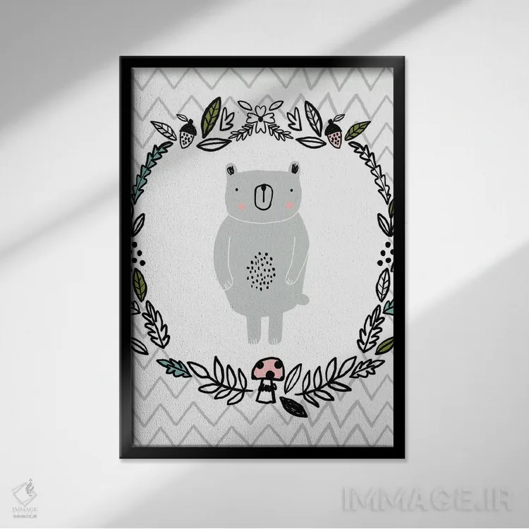 تابلو موجودات جوهری روزمره ۶ اثر لیزا بارلو - نمای قابدار مشکی