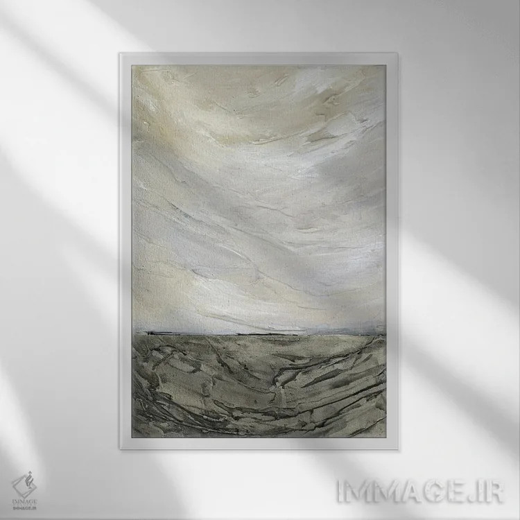 تابلو نجوا I اثر بلیکلی برینگ - نمای قابدار سفید
