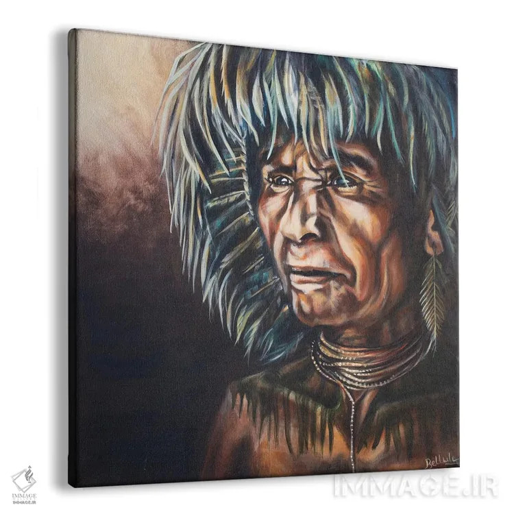 تابلو ملکه اثر بلول آرت - نمای پرسپکتیو محصول