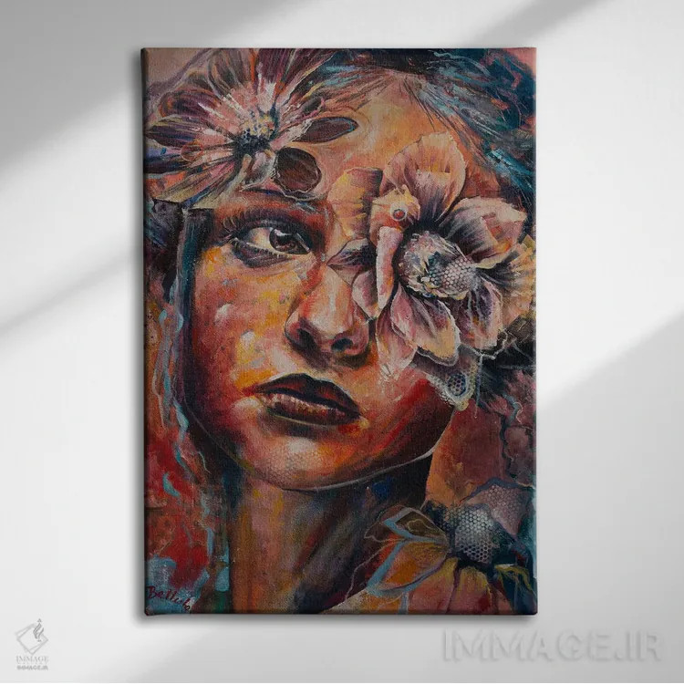 تابلو امید اثر بلول آرت - نمای روبهرو روی دیوار