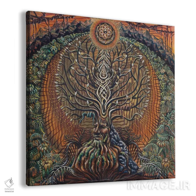 تابلو ماتیبراما (نام خاص) اثر بلول آرت - نمای پرسپکتیو محصول