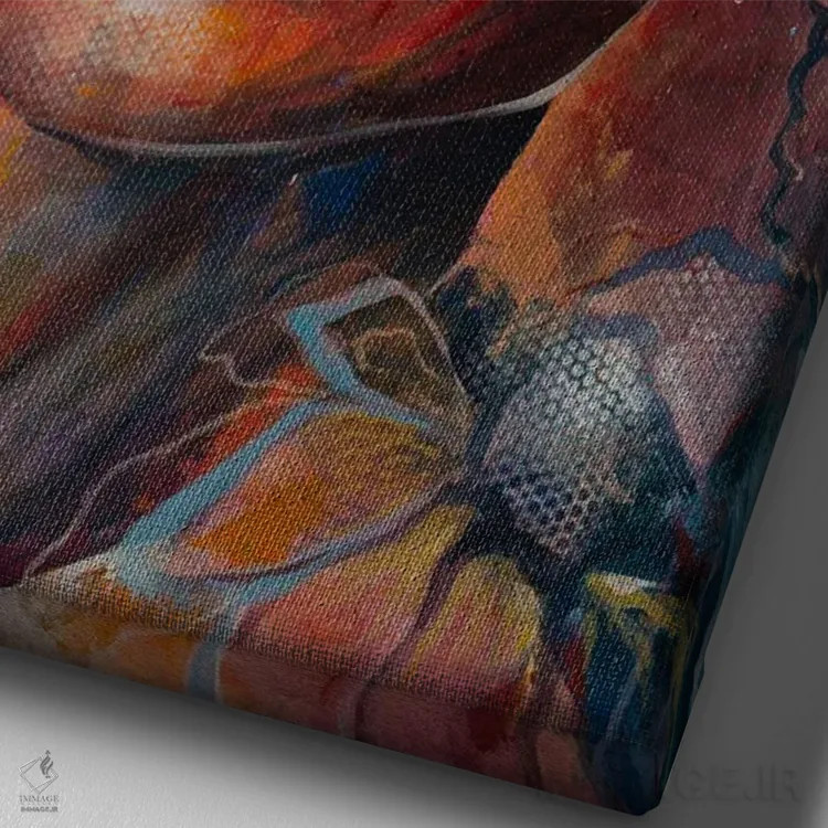 تابلو امید اثر بلول آرت - نمای نزدیک بافت بوم