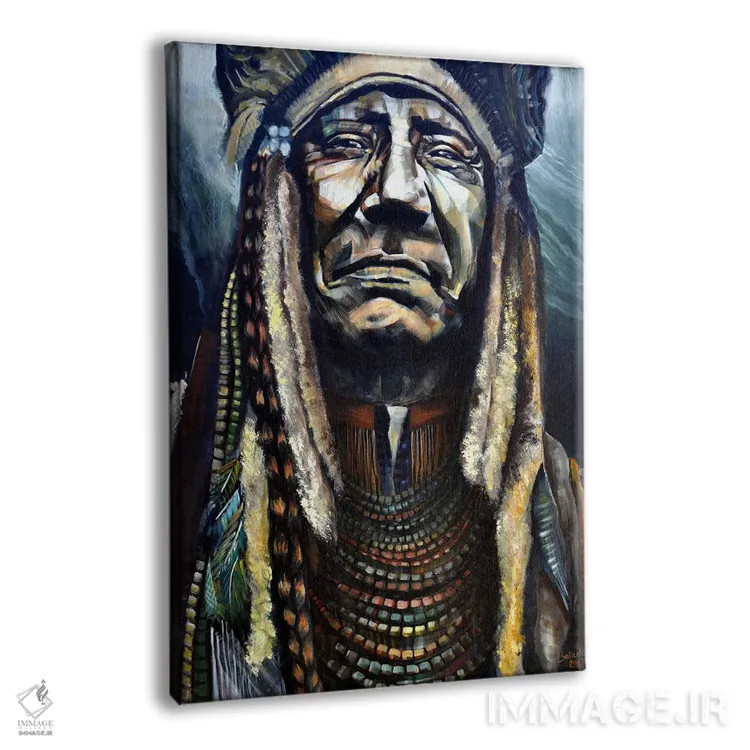 تابلو درخت تنها اثر بلول آرت - نمای پرسپکتیو محصول