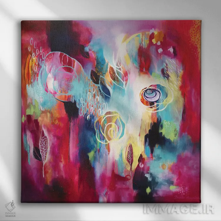 تابلو رویای بهار اثر برندا مانگالور - نمای روبهرو روی دیوار