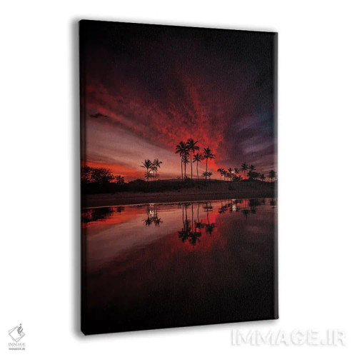 تابلو ساحل نخلها اثر بن مولدر - نمای پرسپکتیو محصول