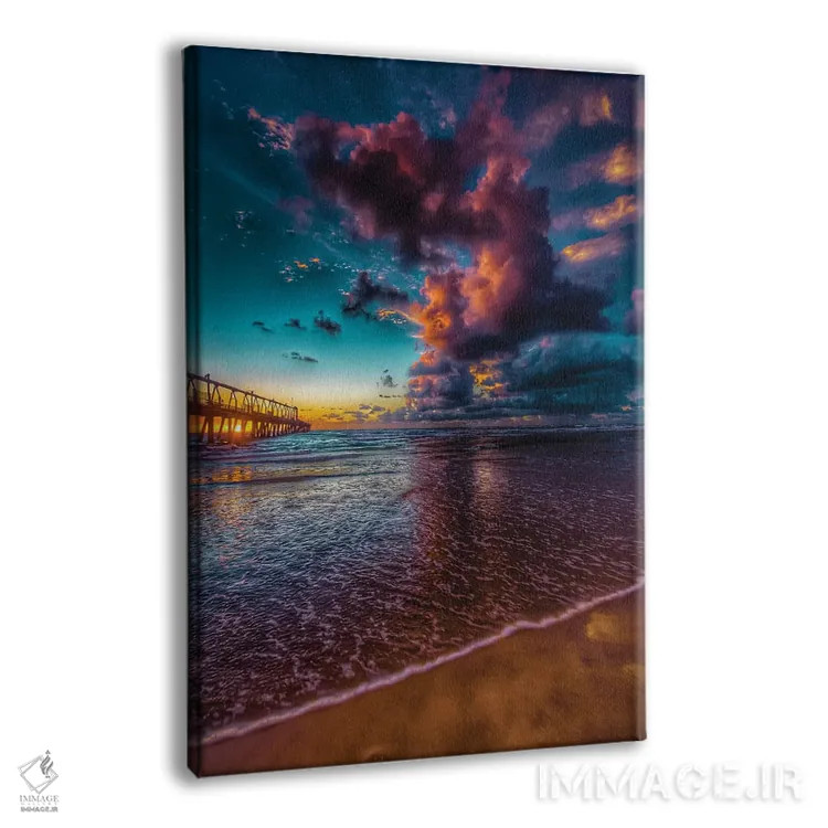 تابلو طلوع اسکله اثر بن مولدر - نمای پرسپکتیو محصول