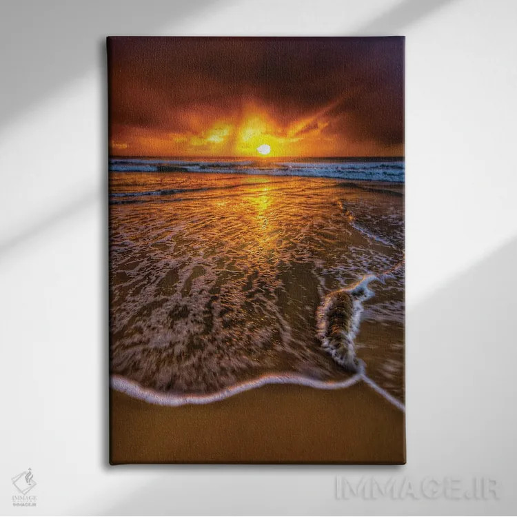 تابلو حالوهوای طلوع آفتاب اثر بن مولدر - نمای روبهرو روی دیوار