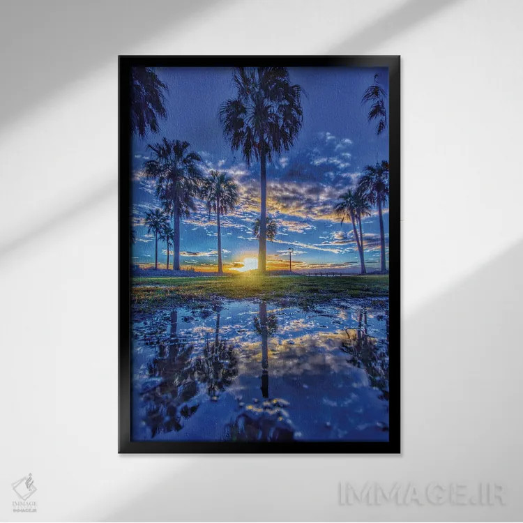 تابلو رویای کالیفرنیا II اثر بن مولدر - نمای قابدار مشکی