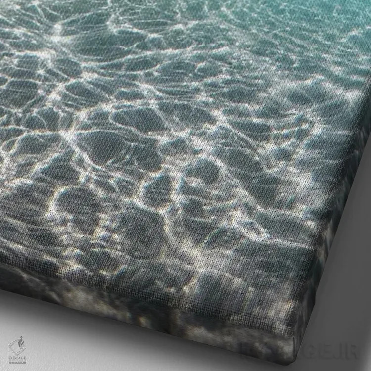 تابلو آرامش اثر بن مولدر - نمای نزدیک بافت بوم