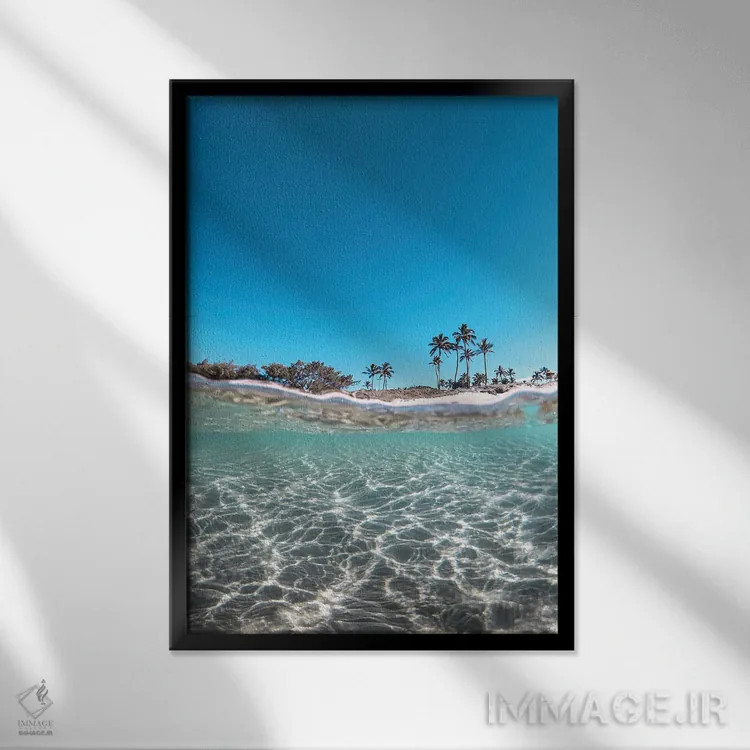 تابلو آرامش اثر بن مولدر - نمای قابدار مشکی